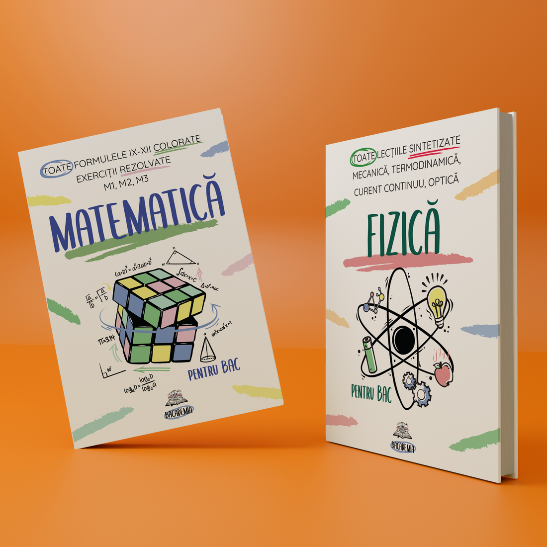 Pachet Bacalaureat (Matematică + Fizică) Bacademia
