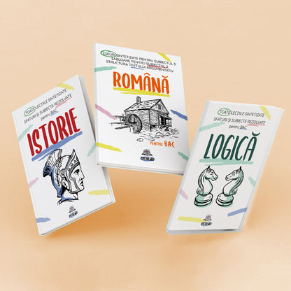 Pachet Bacalaureat (Română + Istorie + Logică) Bacademia