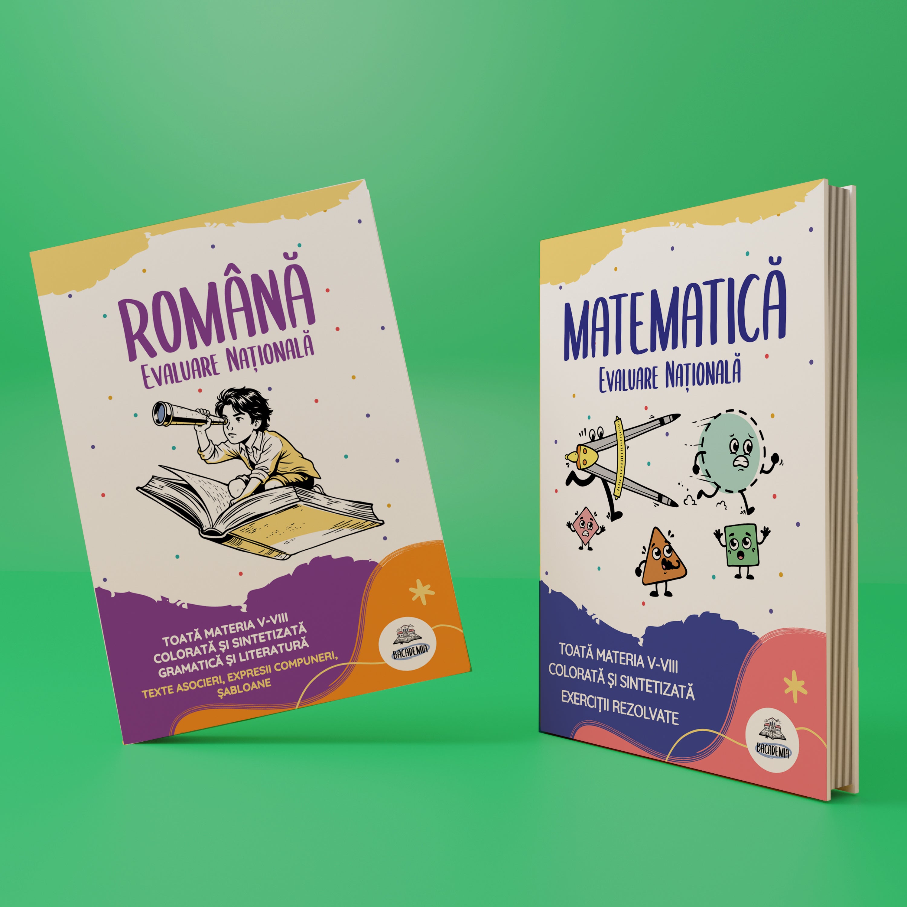 Pachet Evaluare Națională (Română + Matematică) Bacademia